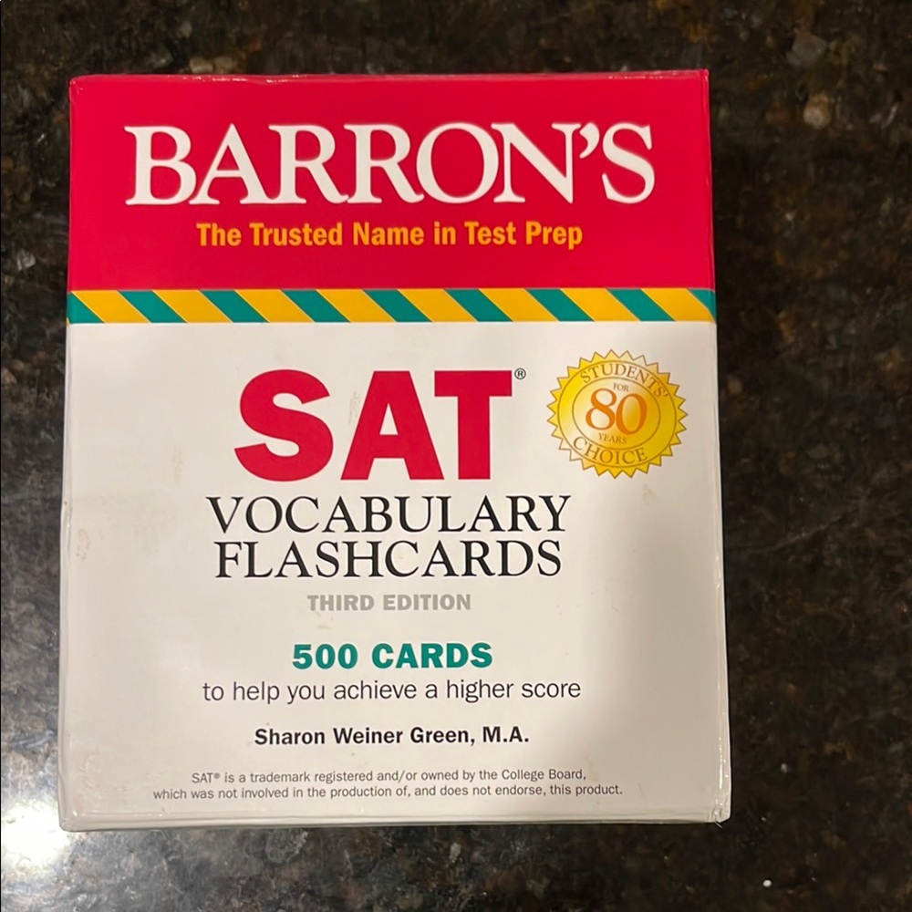 Barron's SAT Vocabulary Flashcards